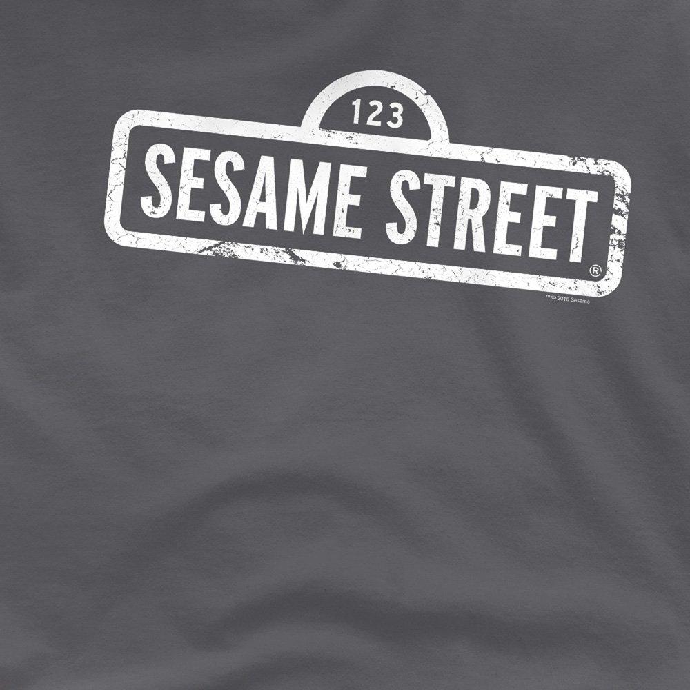 Grey - Sesame Street - Sesame Street One Color Logo T Shirt Charcoal - 2