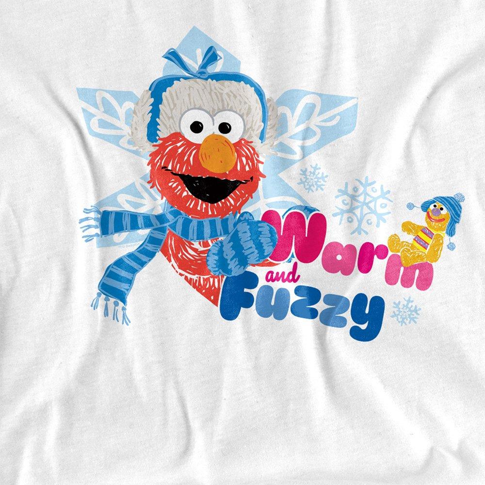 White - Sesame Street - Sesame Street Warm And Fuzzy Holiday Elmo T Shirt - 2