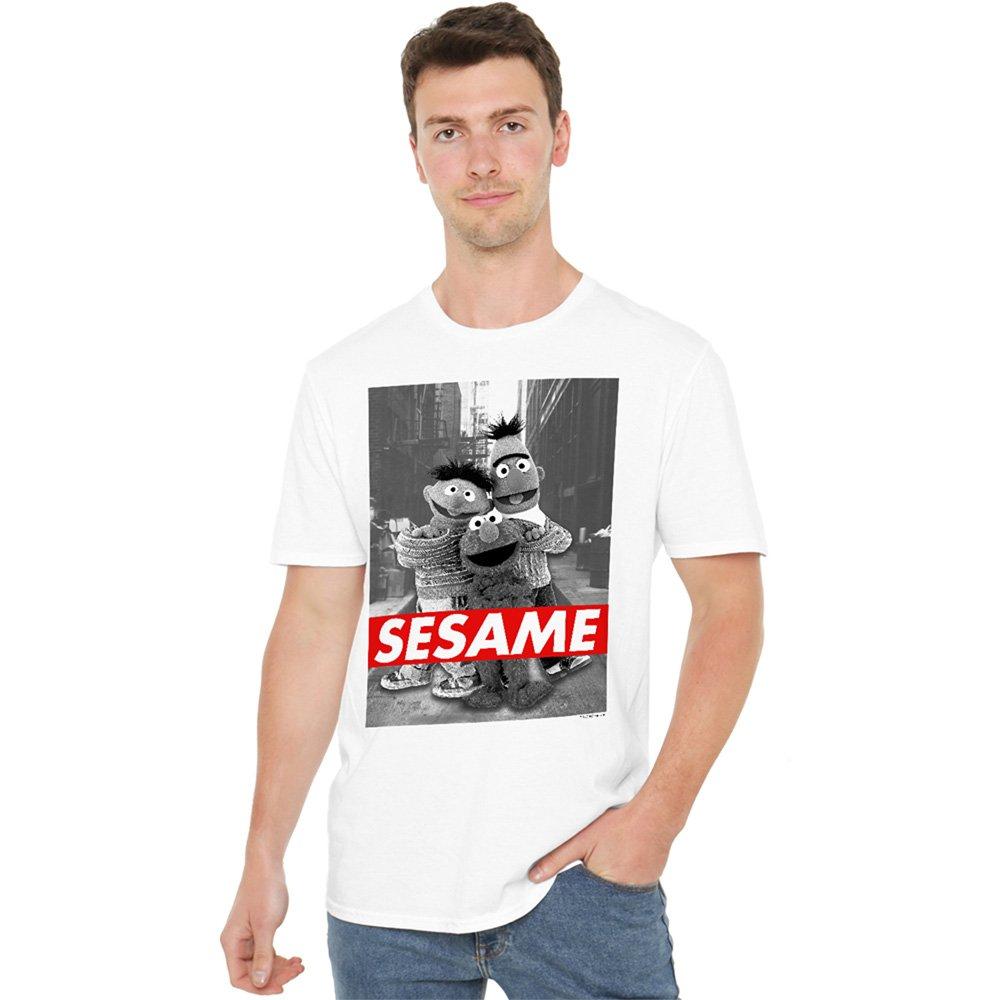 White - Sesame Street - Sesame Street Sesame T Shirt White - 1