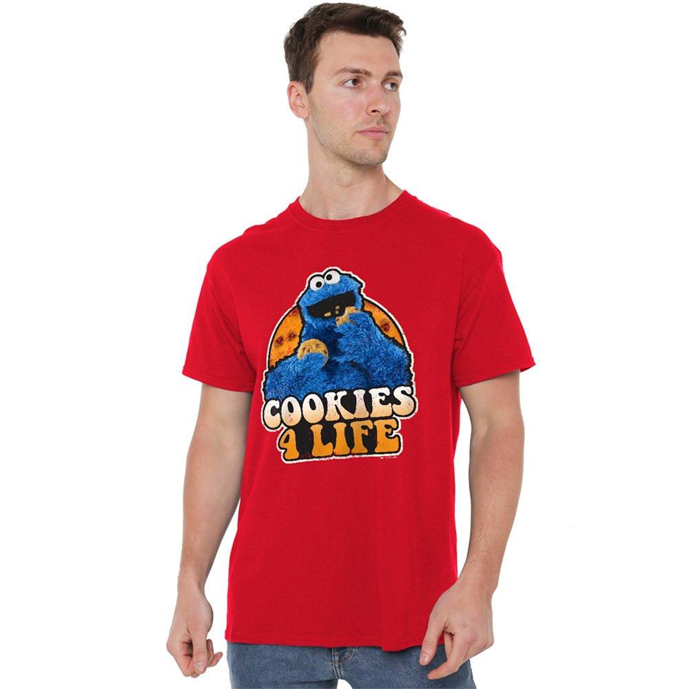 Red - Sesame Street - Sesame Street Cookies 4 Life T Shirt Red - 1