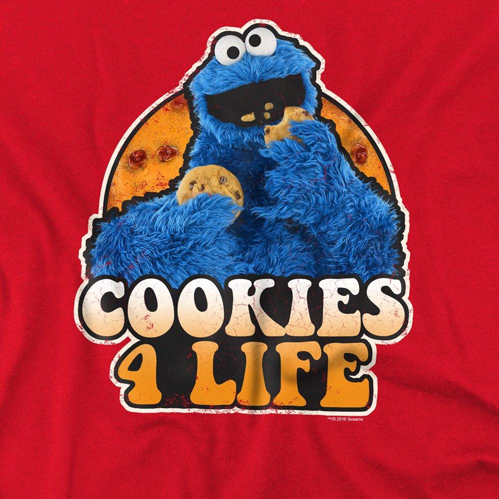 Red - Sesame Street - Sesame Street Cookies 4 Life T Shirt Red - 2