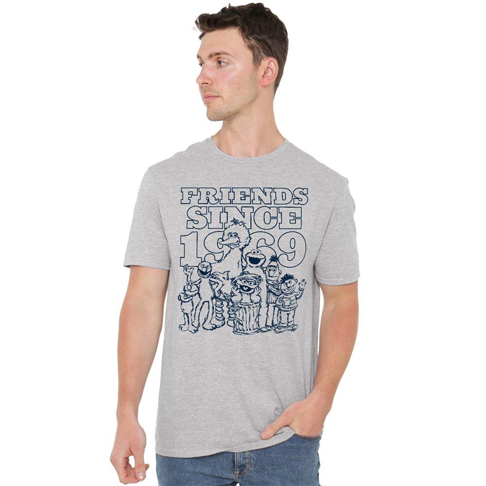 Grey - Sesame Street - Sesame Street Friends Since T Shirt Athletic Heat - 1