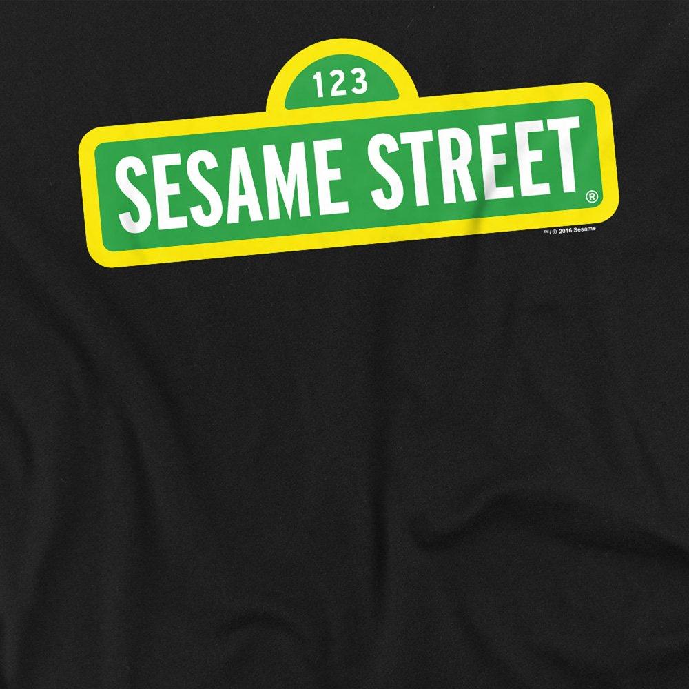 Black - Sesame Street - Sesame Street Logo T Shirt Black - 2