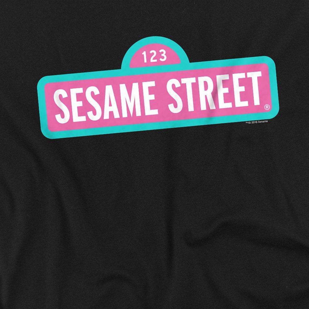 Black - Sesame Street - Sesame Street Alt Logo T Shirt Black - 2