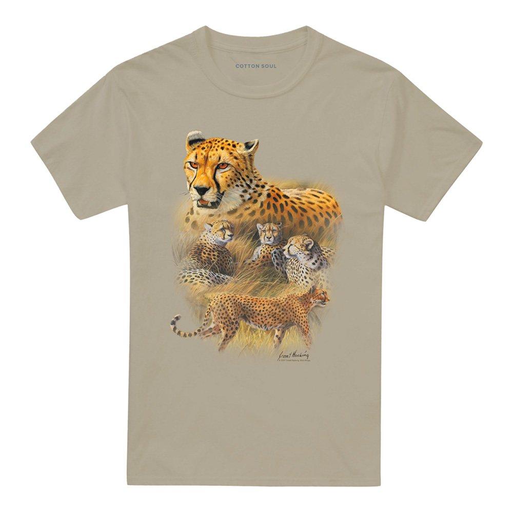 Yellow - Other - Wildlife Cheetahs T Shirt Sand - 4
