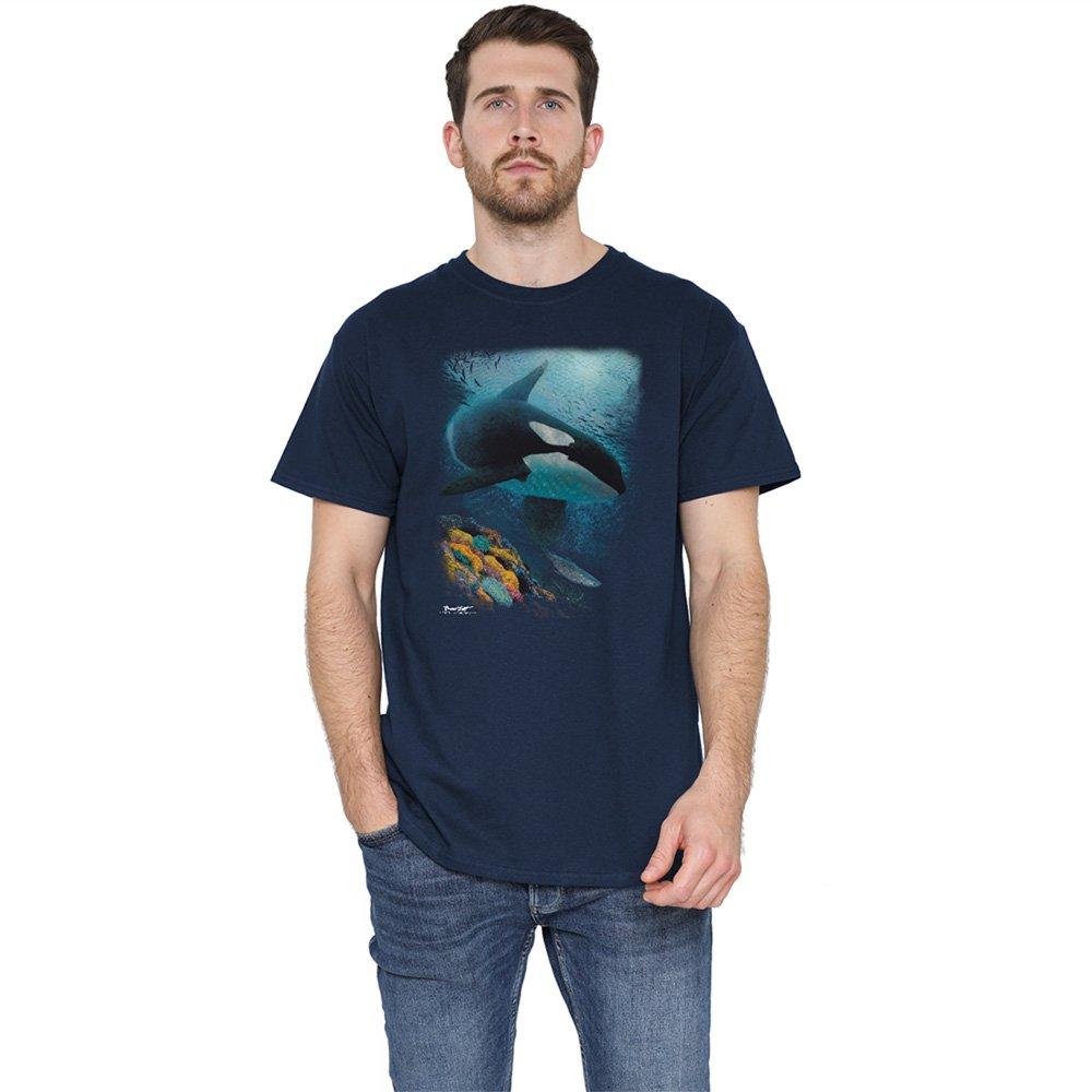 Navy - Other - Wildlife Salmon Hunter Orca T Shirt Navy - 1