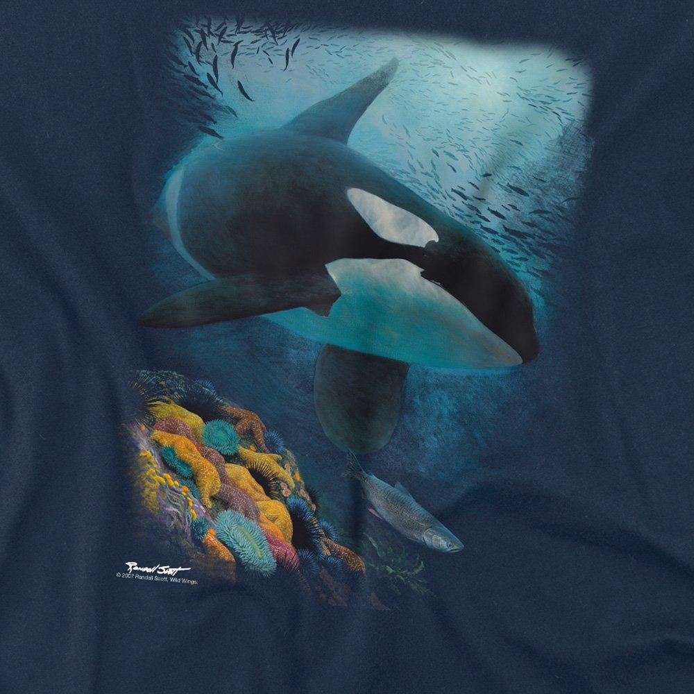 Navy - Other - Wildlife Salmon Hunter Orca T Shirt Navy - 2