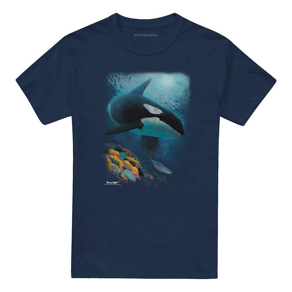 Navy - Other - Wildlife Salmon Hunter Orca T Shirt Navy - 4