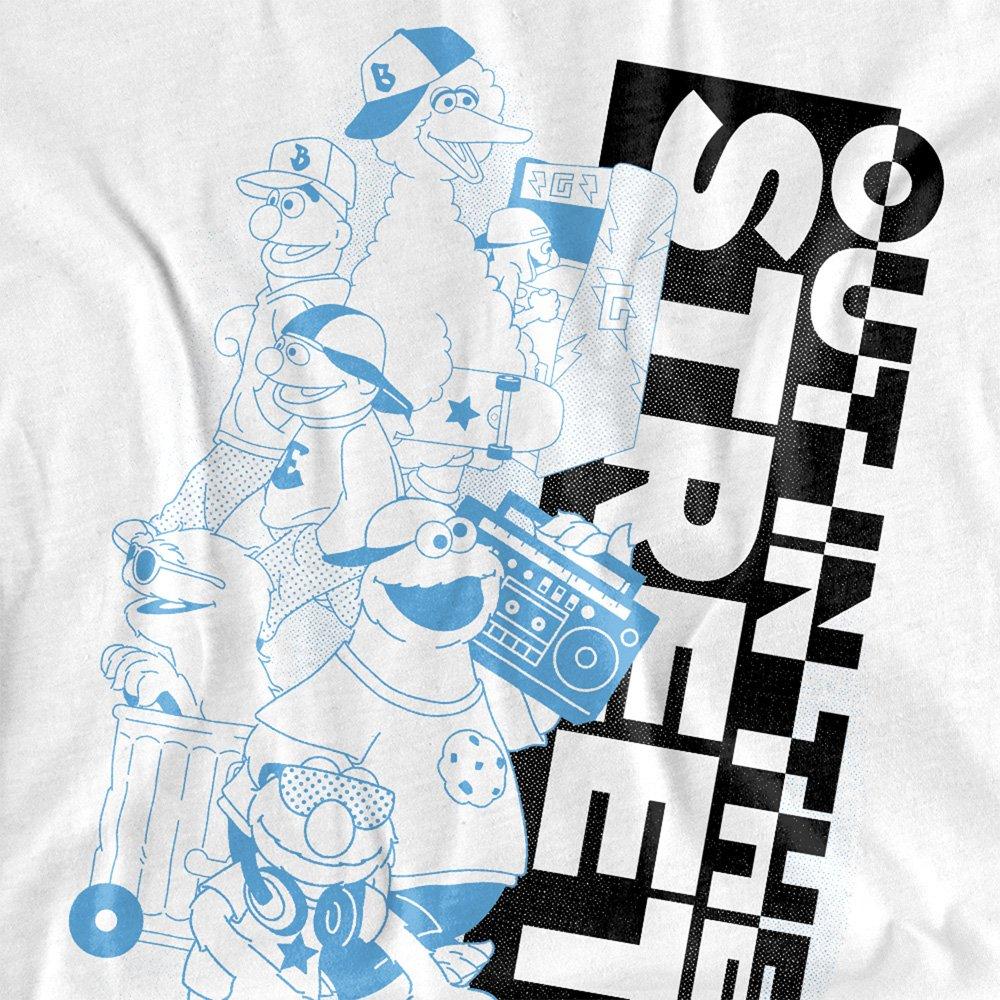 White - Sesame Street - Sesame Street Out In These Streets T Shirt White - 2