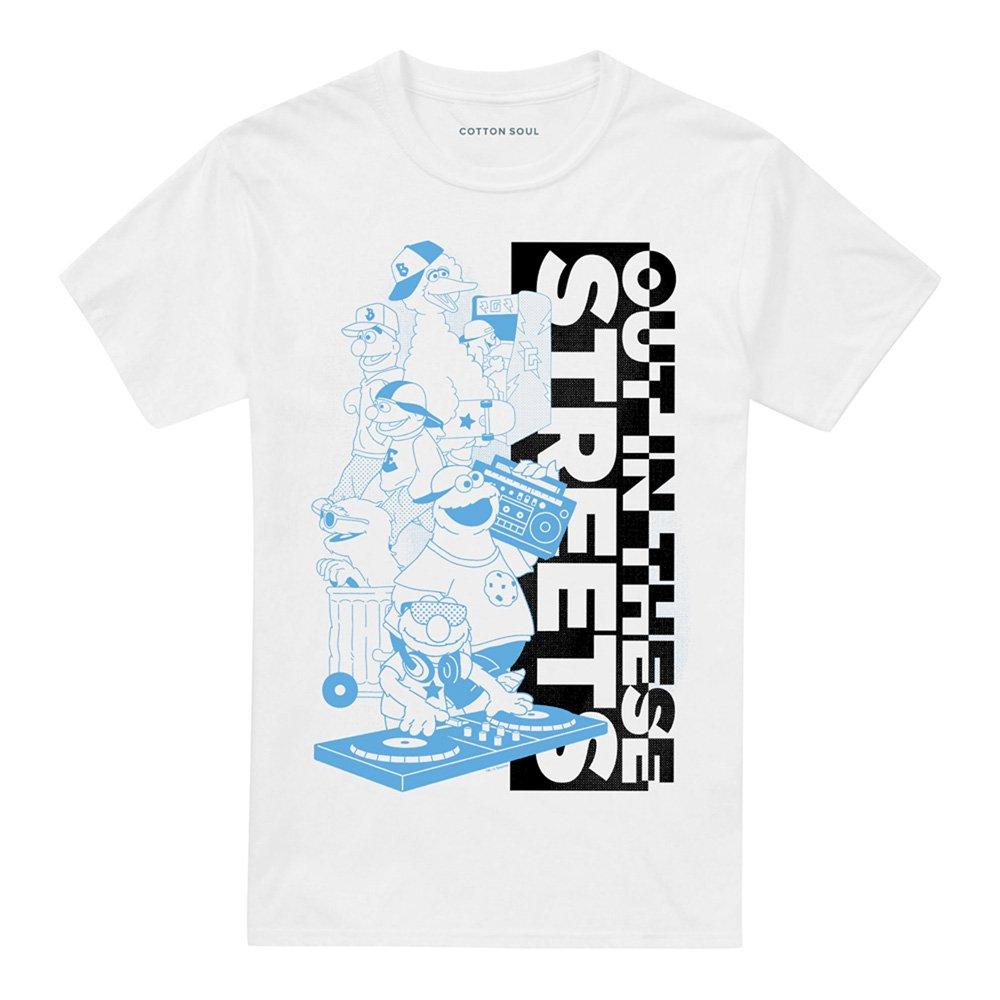 White - Sesame Street - Sesame Street Out In These Streets T Shirt White - 4