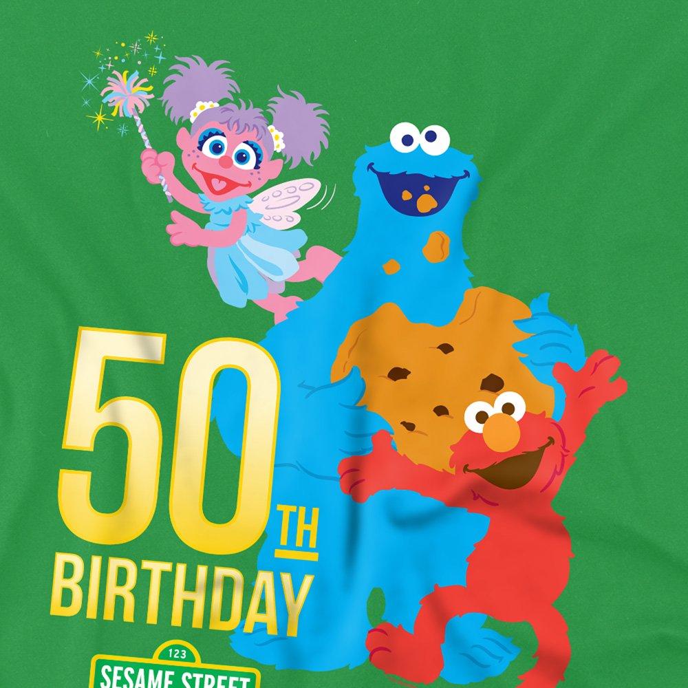 Green - Sesame Street - Sesame Street 50Th Birthday T Shirt Kelly Green - 2