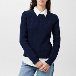 Tommy Hilfiger Cable knit crew neck Sweater