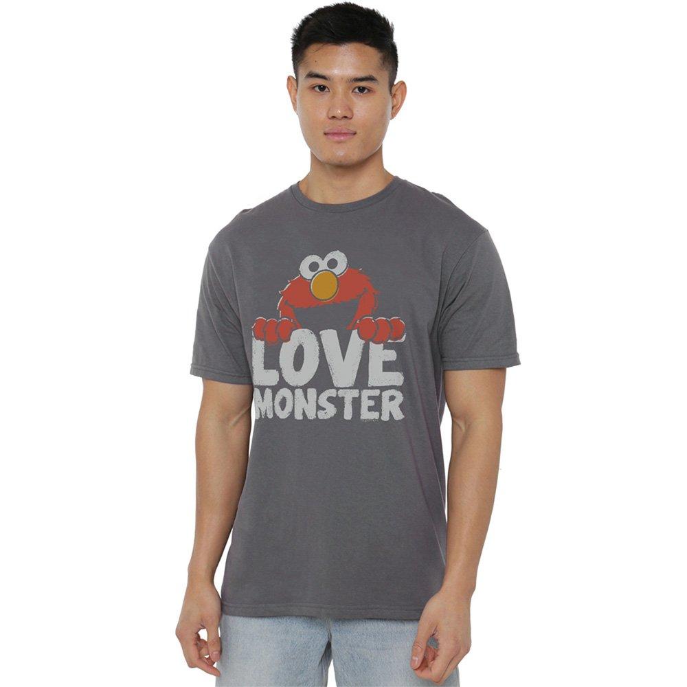 Grey - Sesame Street - Sesame Street Love Monster T Shirt Charcoal - 1