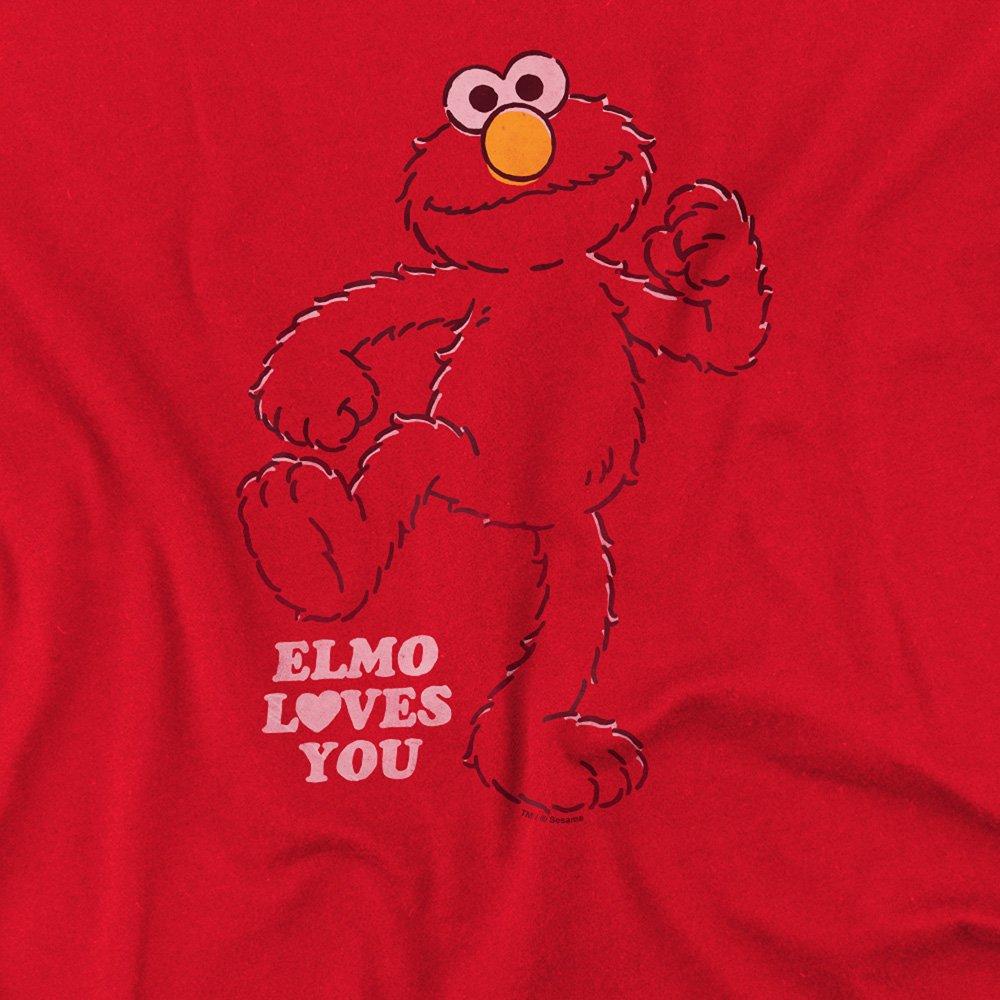 Red - Sesame Street - Sesame Street Elmo Loves You T Shirt Red - 2
