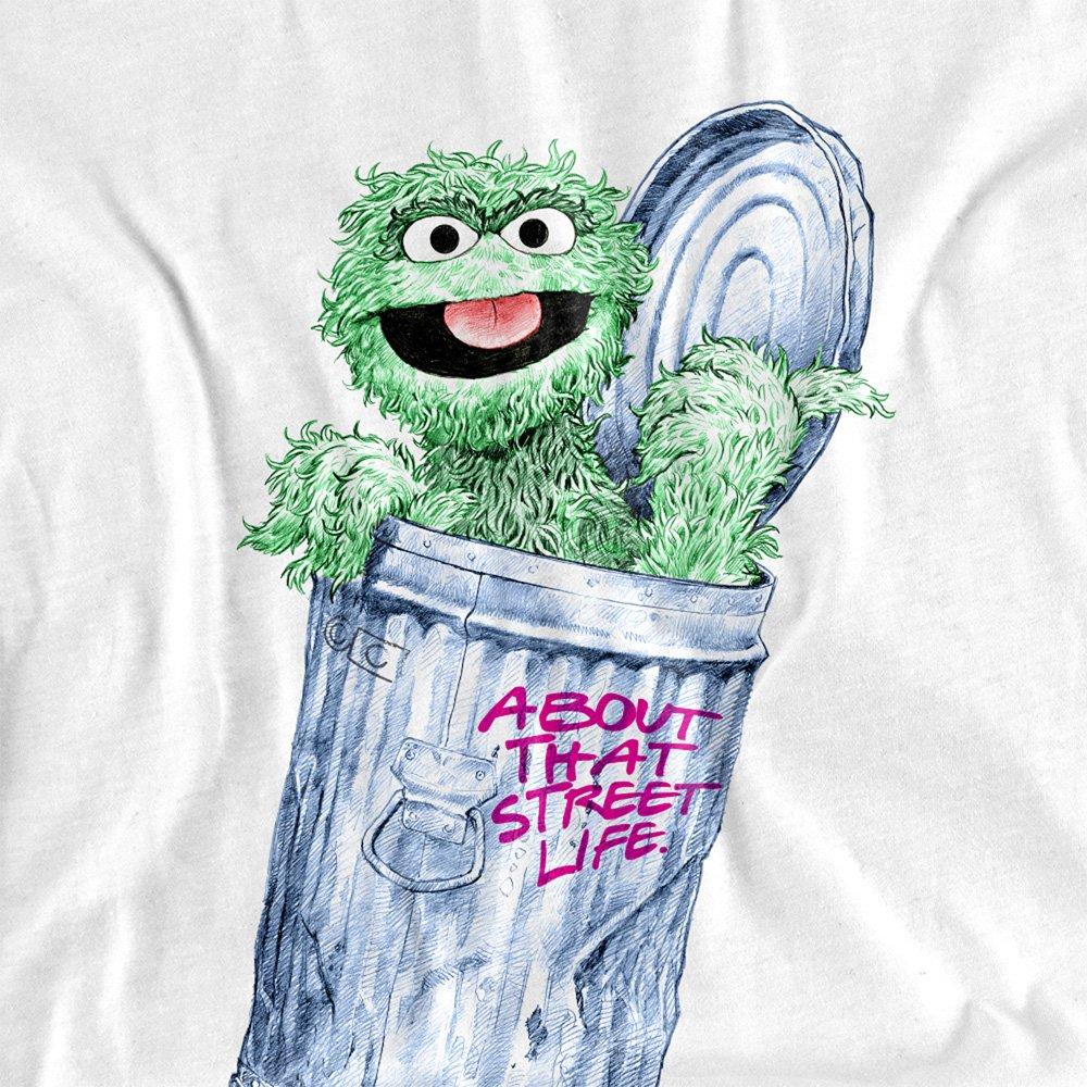 White - Sesame Street - Sesame Street About That Street Life T Shirt Whit - 2