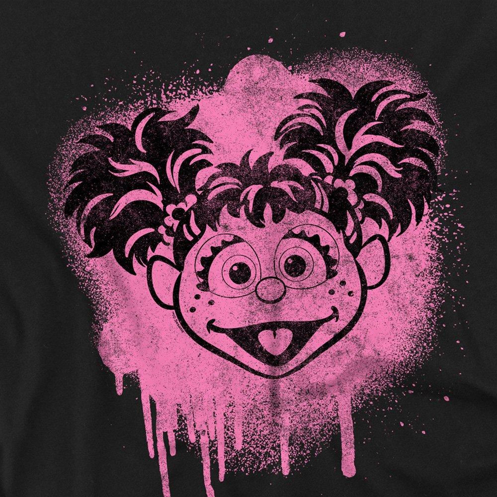 Black - Sesame Street - Sesame Street Abby Cadabby Graffiti Spray Face T S - 2