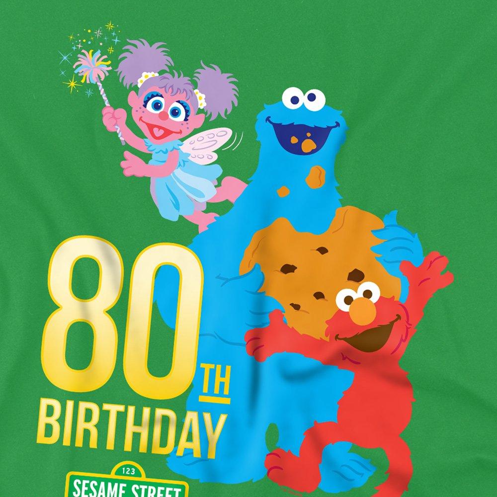 Green - Sesame Street - Sesame Street 80Th Birthday T Shirt Kelly Green - 2