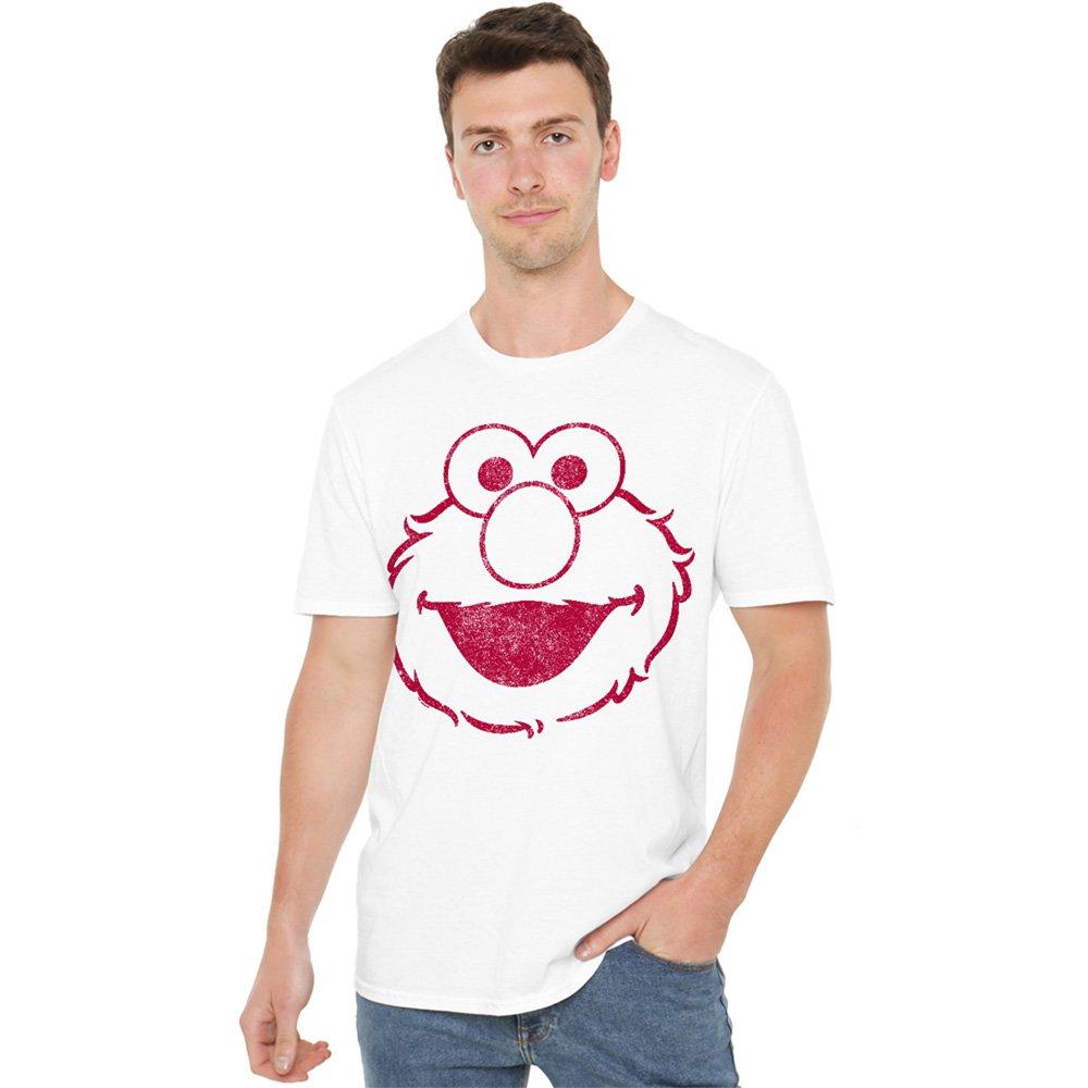 White - Sesame Street - Sesame Street Elmo Mono T Shirt White - 1