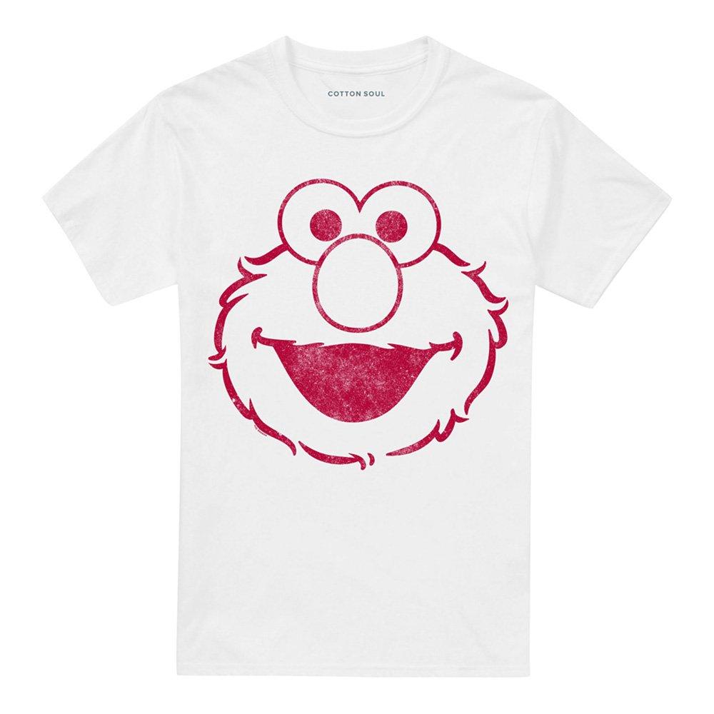 White - Sesame Street - Sesame Street Elmo Mono T Shirt White - 4