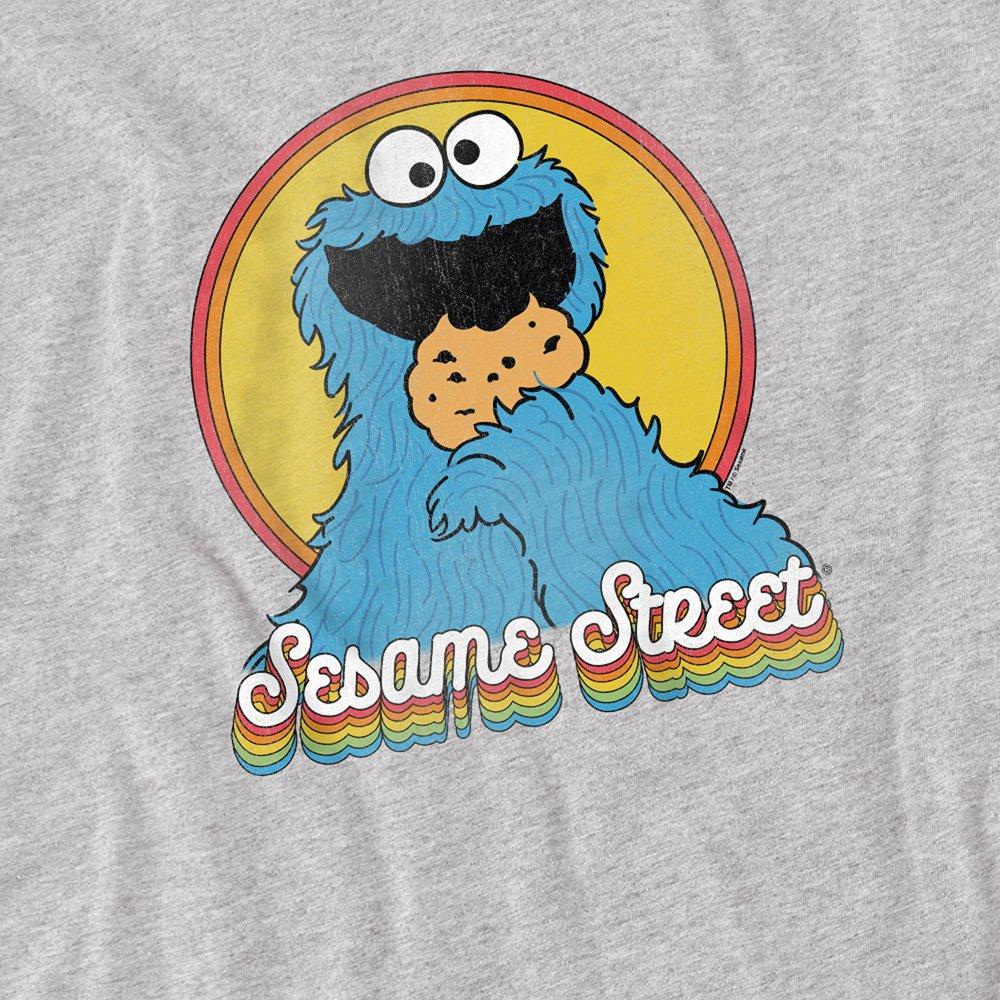 Grey - Sesame Street - Sesame Street Cookie Monster Layers T Shirt Athle - 2