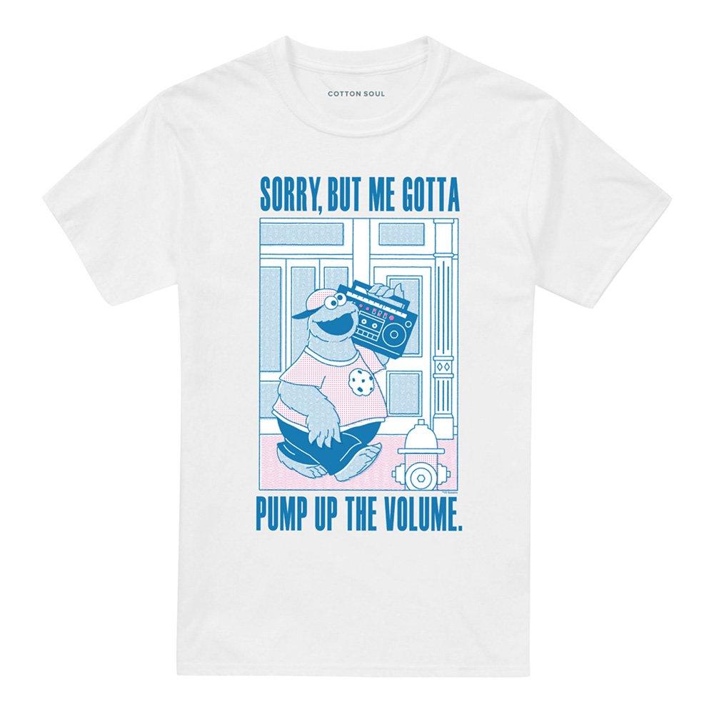 White - Sesame Street - Sesame Street Cookie Monster Pump Up The Volume T - 4