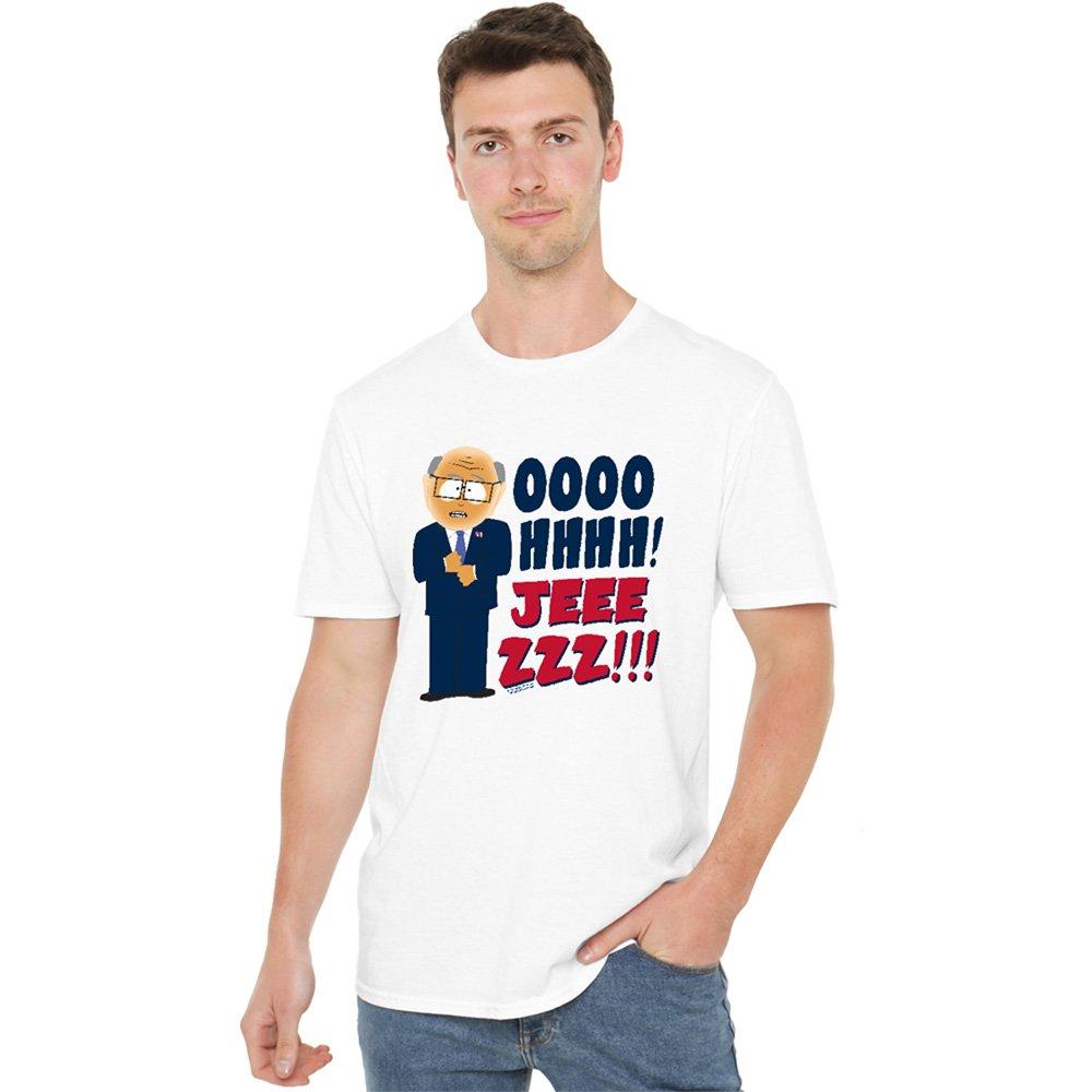 Grey - South Park - South Park Oh Jeez T Shirt Athletic Heather - 1