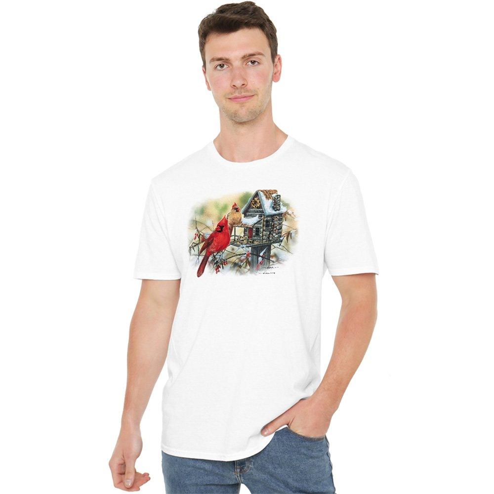 Other Wildlife Cardinals Rustic Retreat T Shirt White