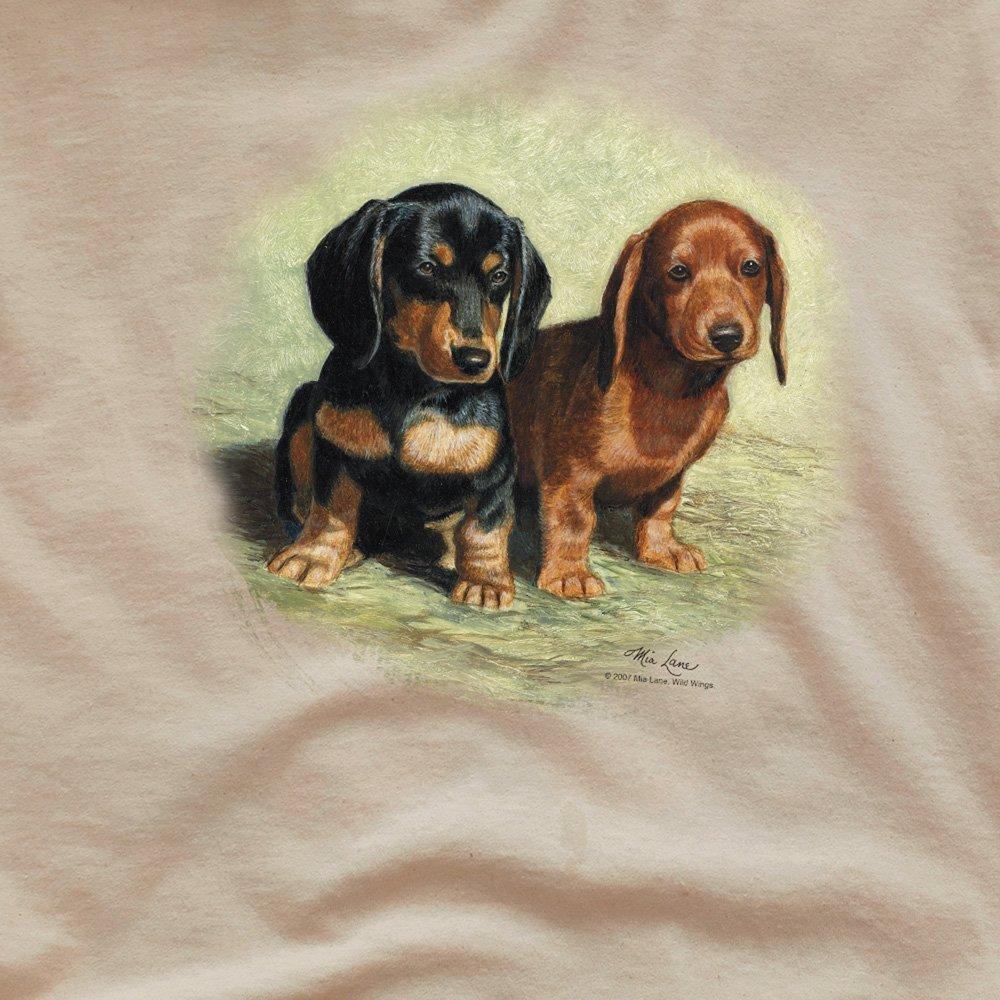 Yellow - Other - Wildlife Dachshund Pups T Shirt Sand - 2