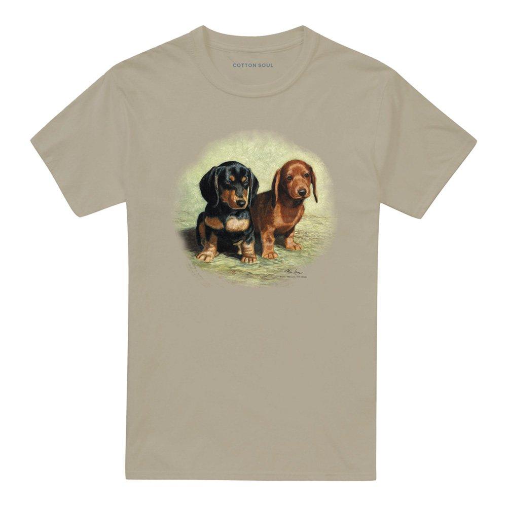 Yellow - Other - Wildlife Dachshund Pups T Shirt Sand - 4