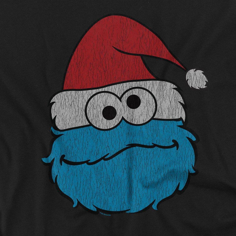 Black - Sesame Street - Sesame Street Cookie Monster Christmas T Shirt Bl - 2