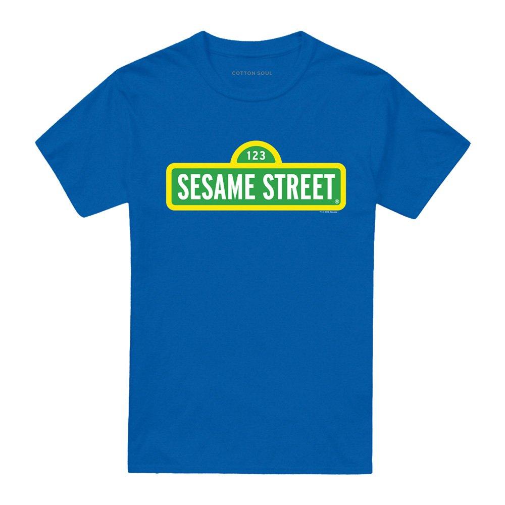 Blue - Sesame Street - Sesame Street Logo T Shirt Royal - 4