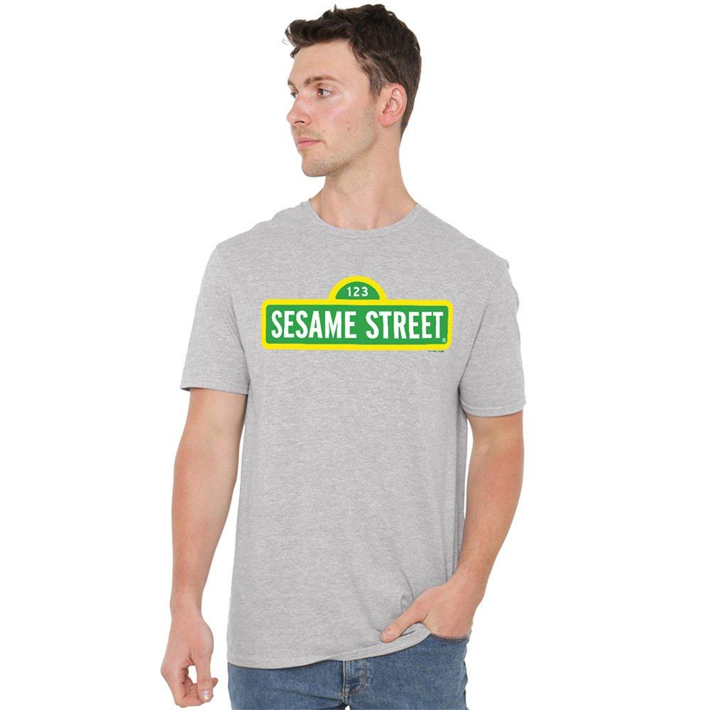 Grey - Sesame Street - Sesame Street Logo T Shirt Athletic Heather - 1