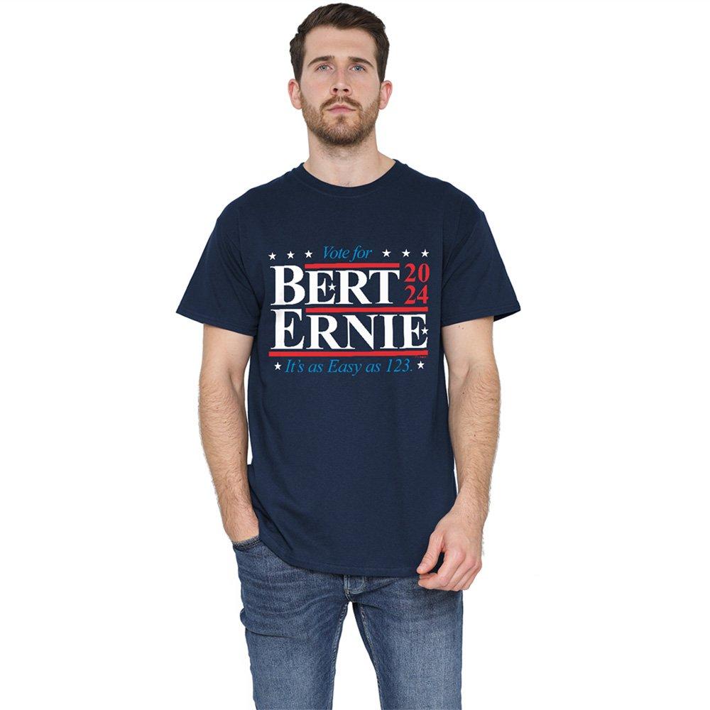 Navy - Sesame Street - Sesame Street Bert Ernie For President 123 Vote T - 1