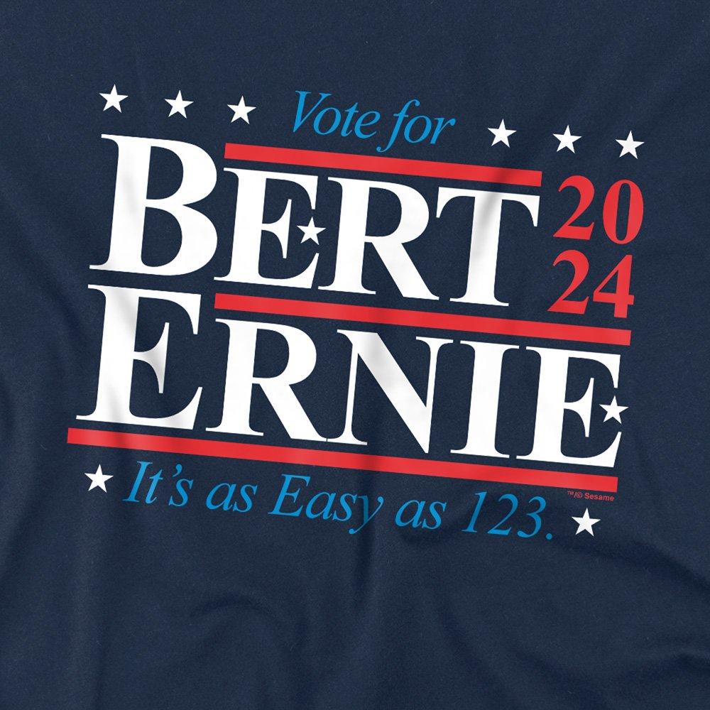 Navy - Sesame Street - Sesame Street Bert Ernie For President 123 Vote T - 2