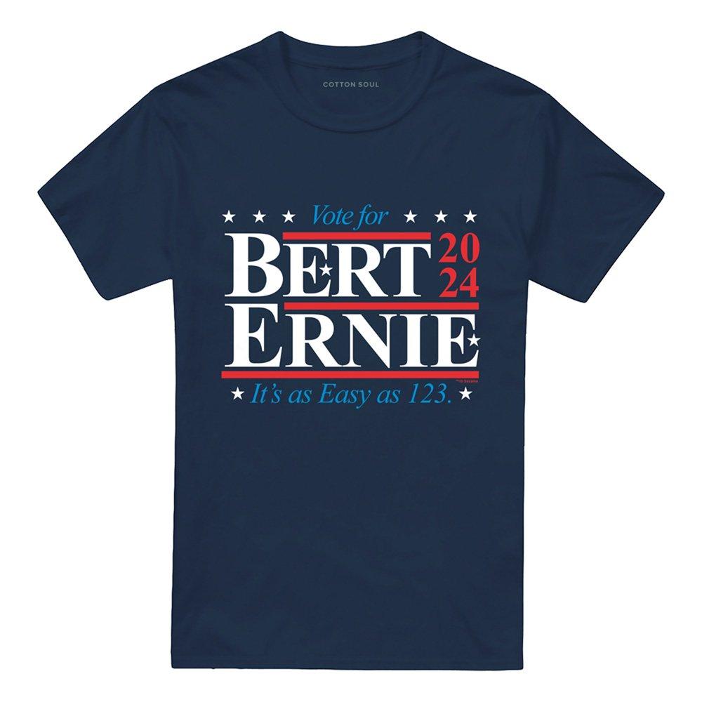Navy - Sesame Street - Sesame Street Bert Ernie For President 123 Vote T - 4