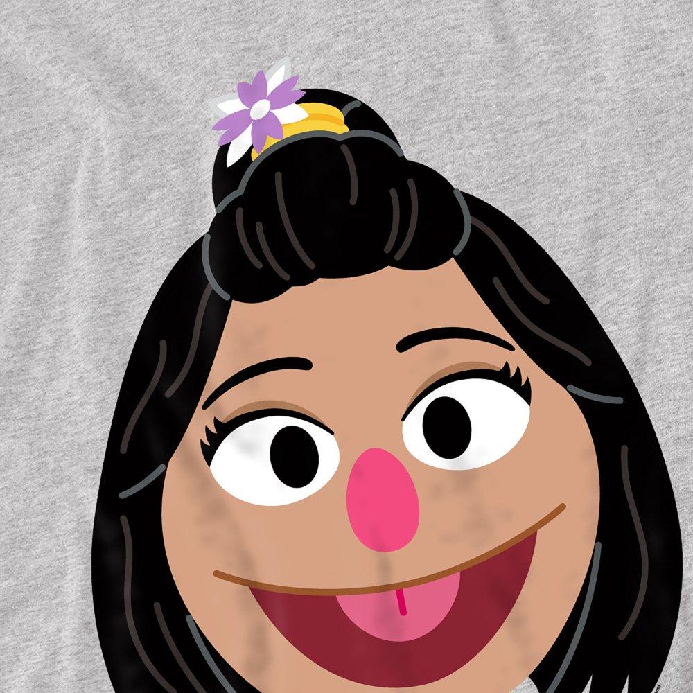Grey - Sesame Street - Sesame Street Ji-Young Face T Shirt Athletic Heat - 2