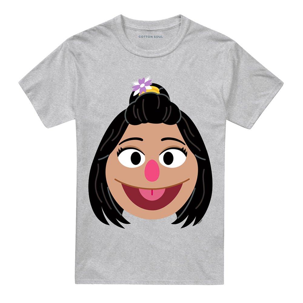 Grey - Sesame Street - Sesame Street Ji-Young Face T Shirt Athletic Heat - 4