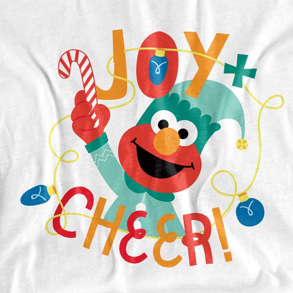 White - Sesame Street - Sesame Street Christmas Joy And Cheer With Elmo T - 2