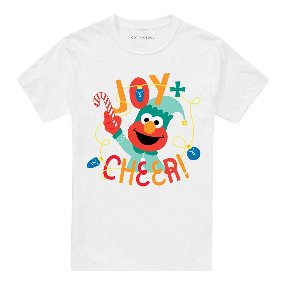 White - Sesame Street - Sesame Street Christmas Joy And Cheer With Elmo T - 4