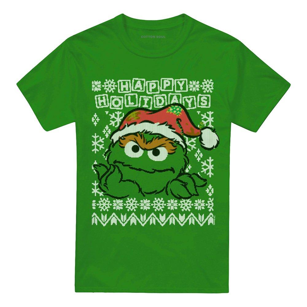 Green - Sesame Street - Sesame Street Oscar The Grouch Ugly Christmas T Sh - 4
