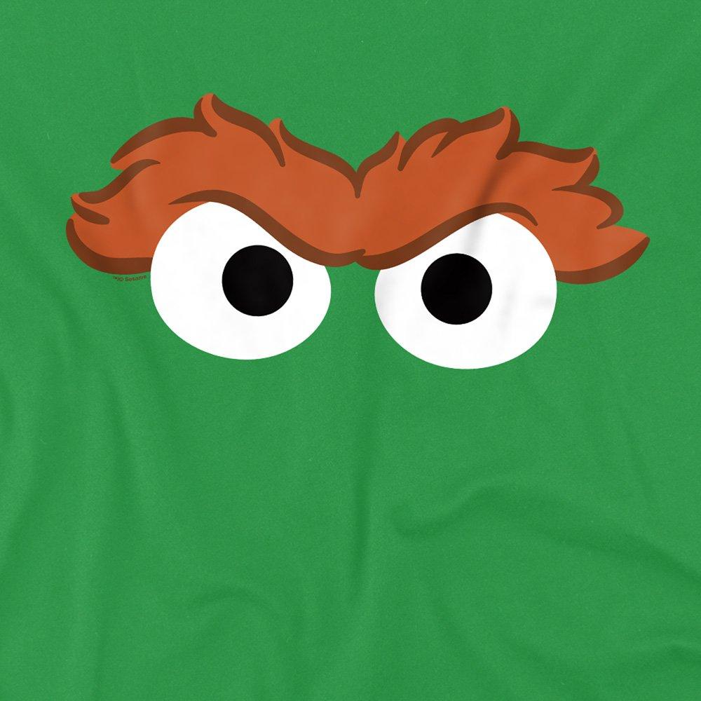 Green - Sesame Street - Sesame Street Oscar The Grouch Eyes T Shirt Kelly - 2