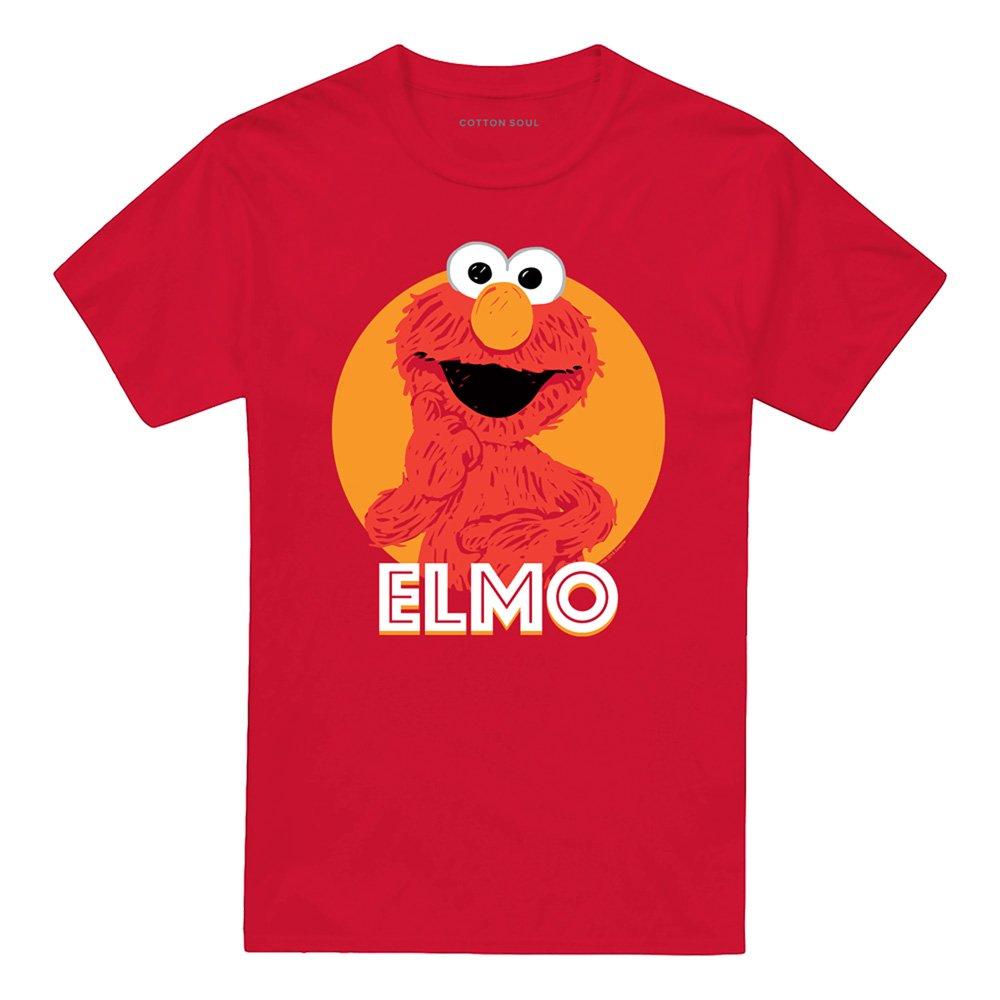 Red - Sesame Street - Sesame Street Elmo Scribble T Shirt Red - 4