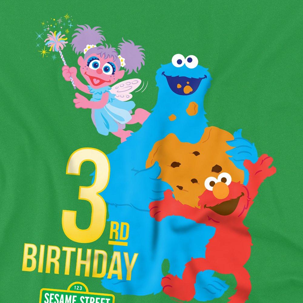 Green - Sesame Street - Sesame Street 3Rd Birthday T Shirt Kelly Green - 2