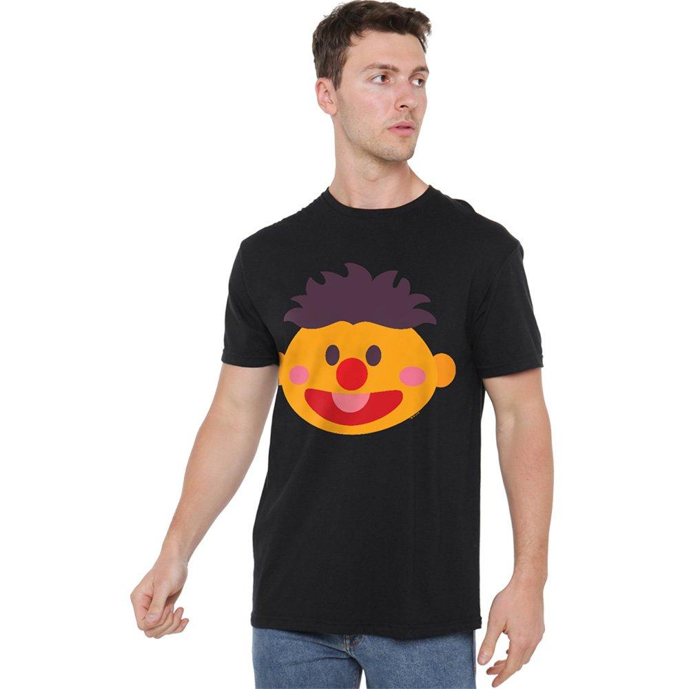 Sesame Street Sesame Street Ernie Kawaii Face T Shirt Black