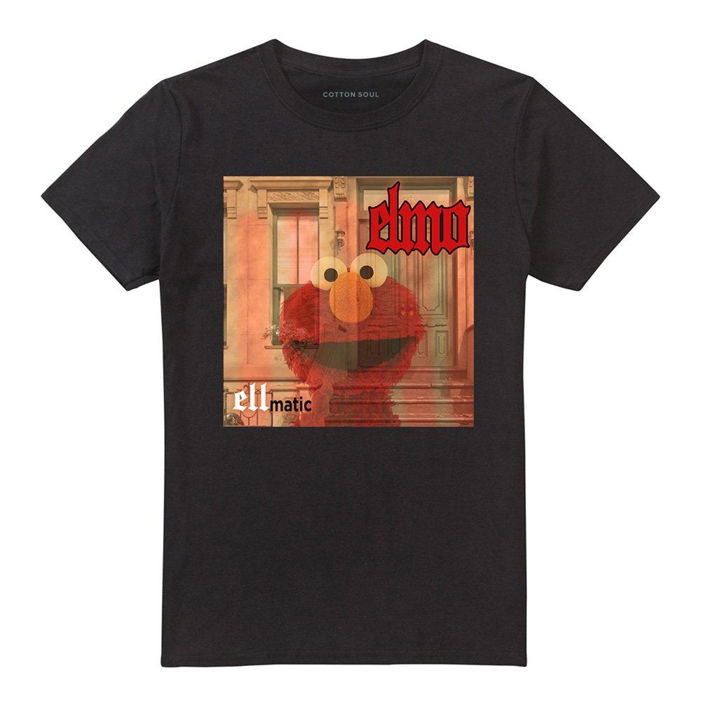 Black - Sesame Street - Sesame Street Elmo Ellmatic T Shirt Black - 4