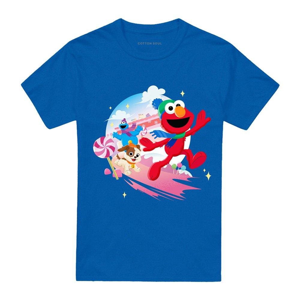 Blue - Sesame Street - Sesame Street Christmas Holiday Cheer With Elmo T - 4