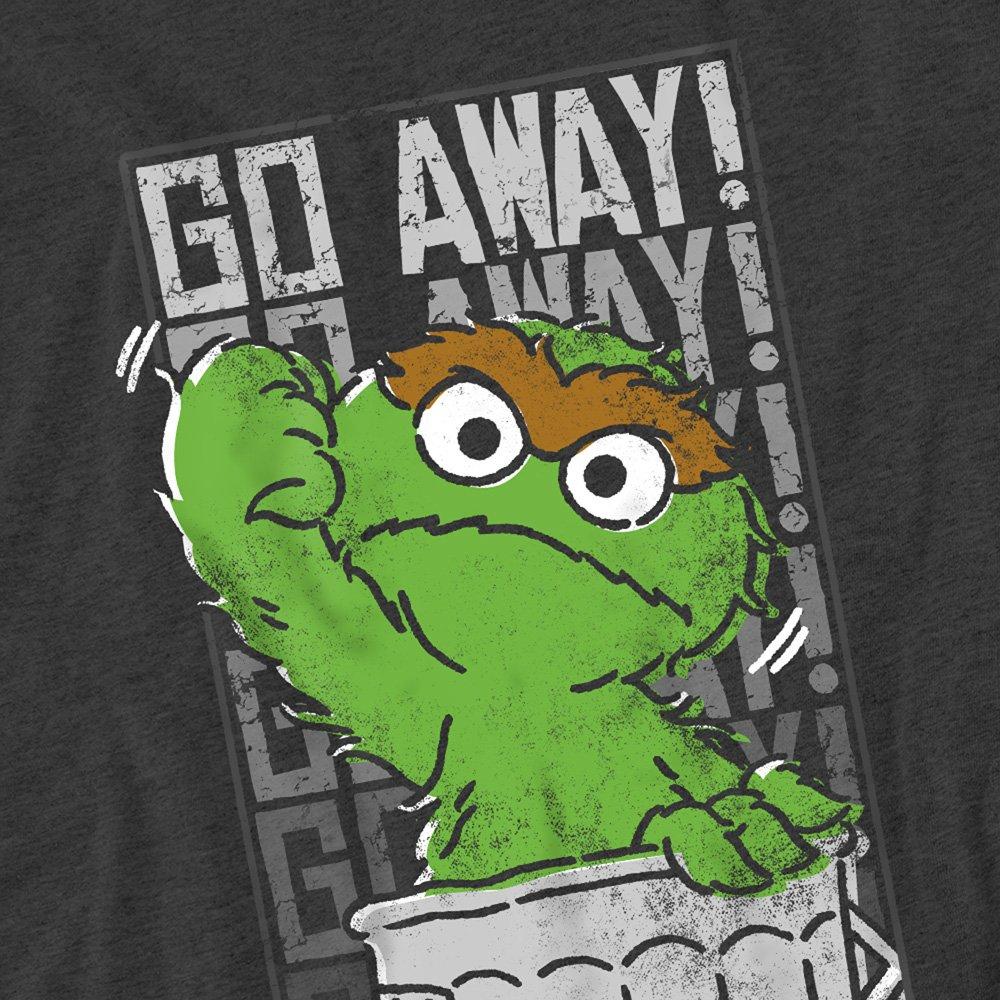 Grey - Sesame Street - Sesame Street Go Away T-Shirt Charcoal - 2