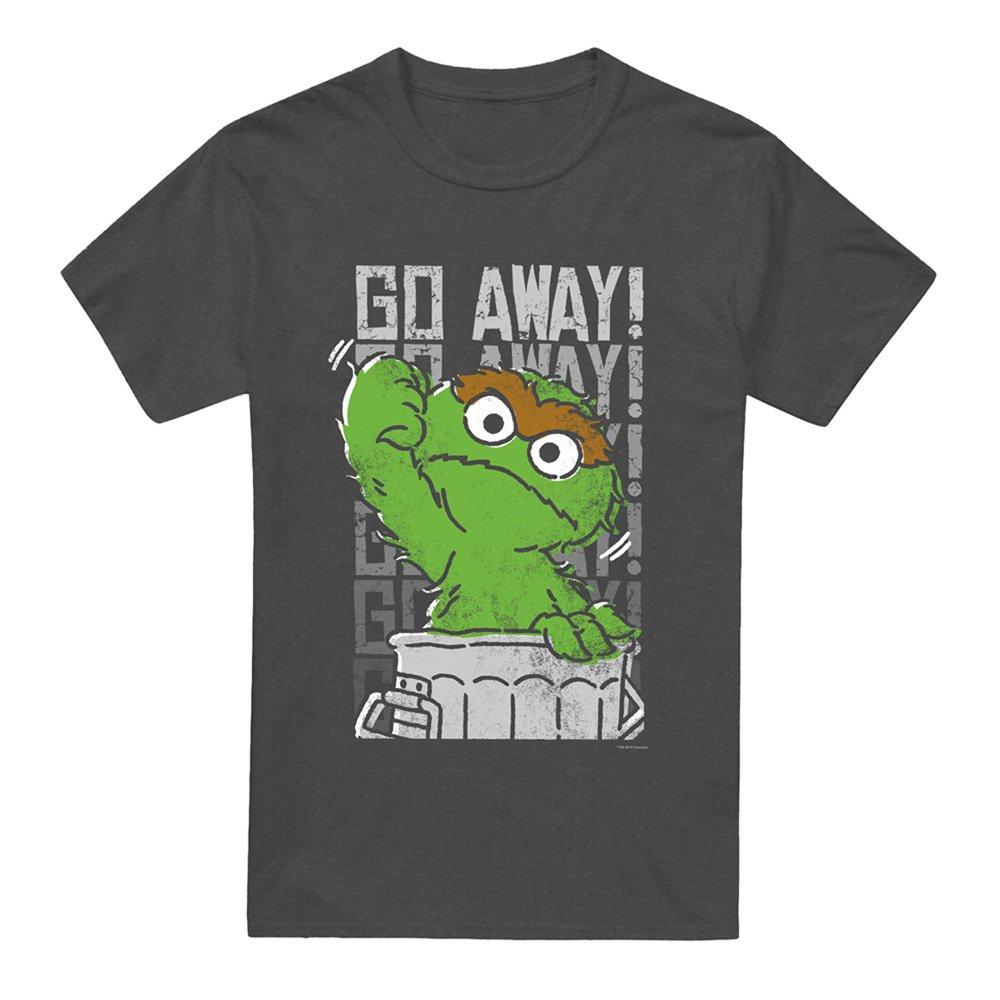 Grey - Sesame Street - Sesame Street Go Away T-Shirt Charcoal - 4