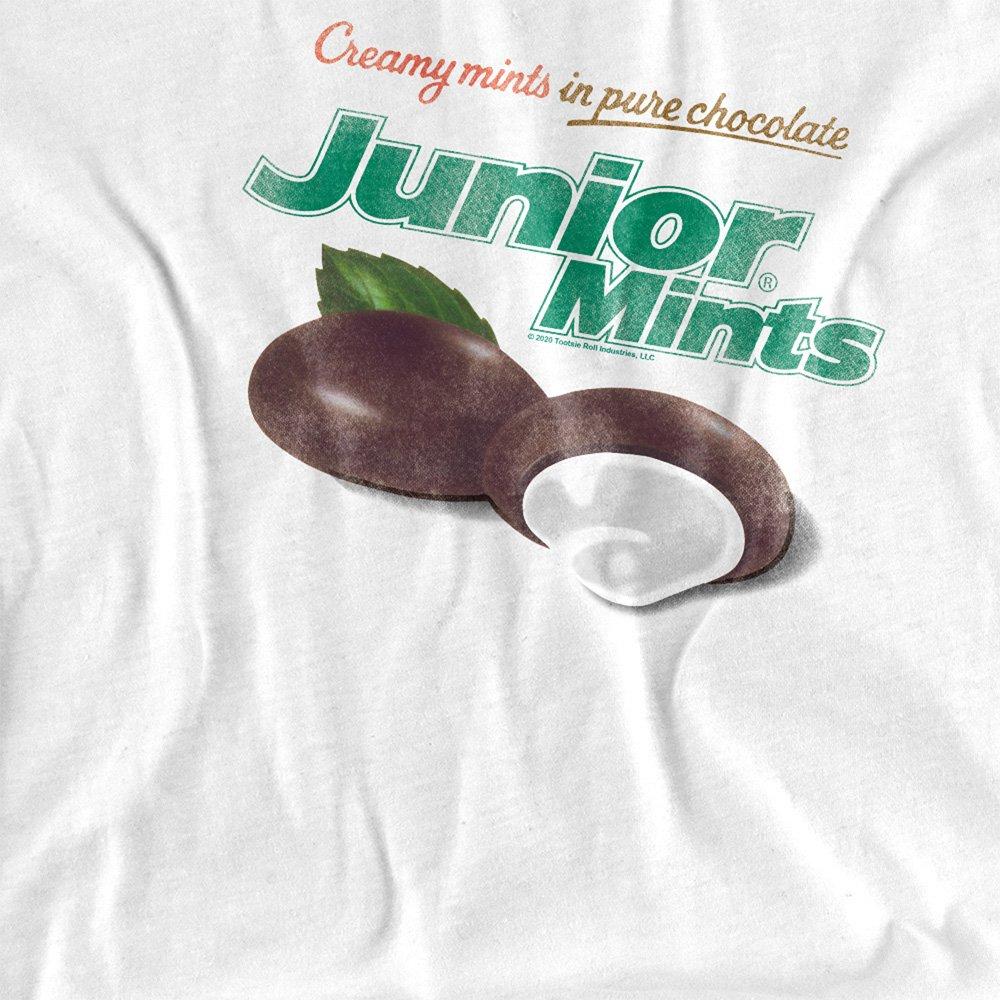 White - Other - Tootsie Roll Junior Mints Logo T Shirt White - 2