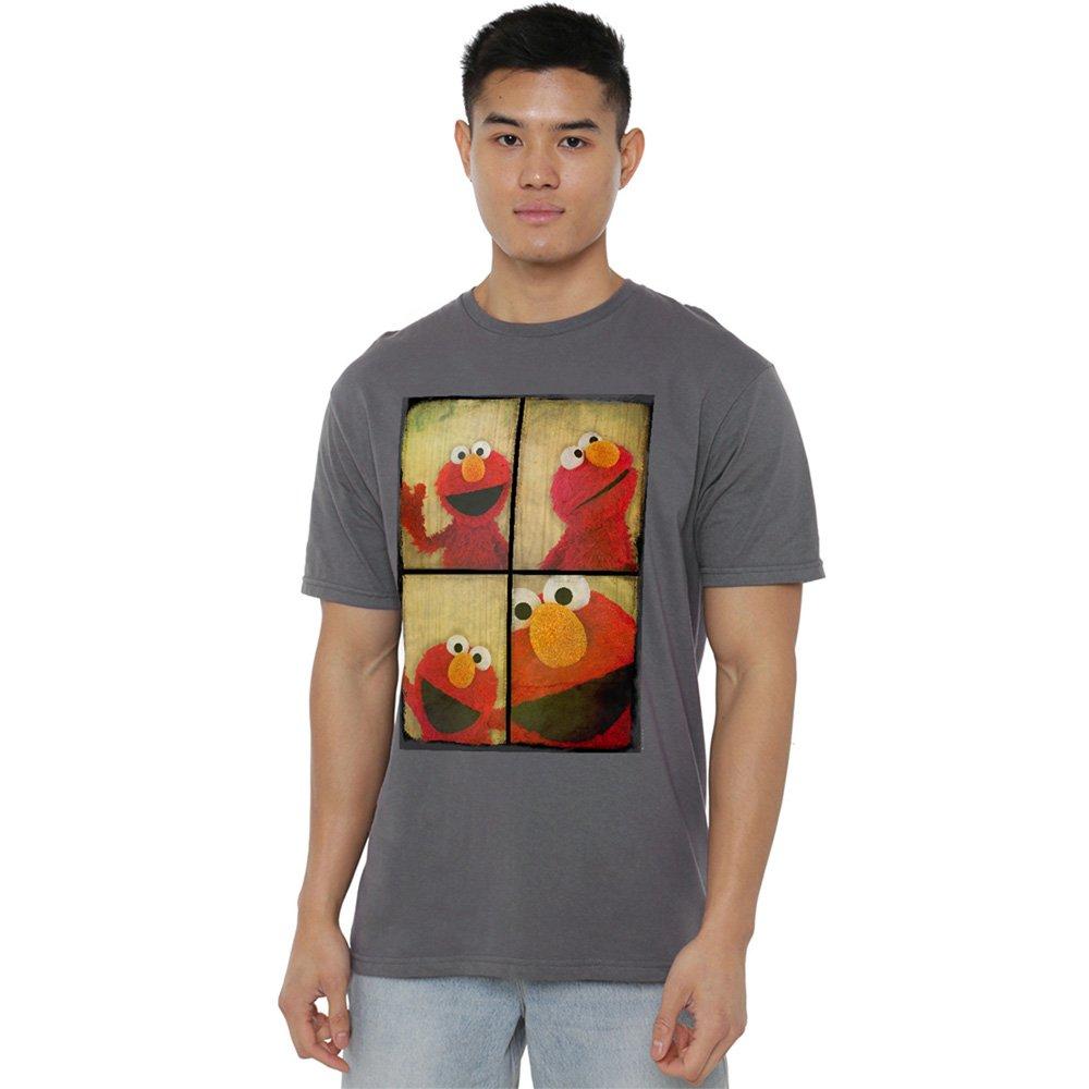 Grey - Sesame Street - Sesame Street Photo Booth Elmo T Shirt Charcoal - 1